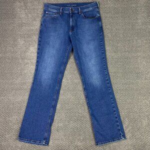 Mott & Bow Straight Jeans Men's 34 x 34 Measures 34 x 32 Blue Straight Leg